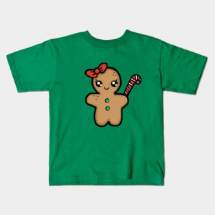 Gingerbread Girl Kids T-Shirt